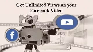 get unlimited views on your facebook video