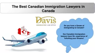 The Best Canadian Immigration Lawyers in Canada