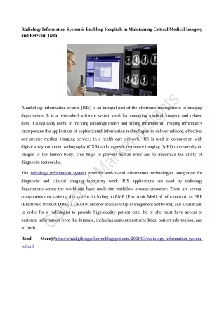 radiology information system is enabling