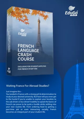 Learn the basics of the French language in this Expert Crash Course at Edugo Abroad