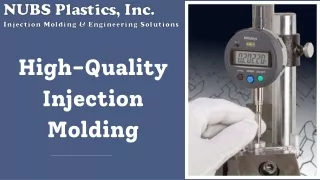 high quality injection molding