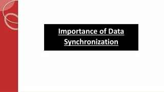 importance of data synchronization