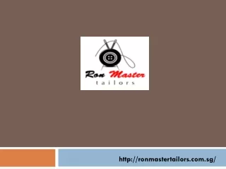 Custom shirt tailor at Ron master tailors in Singapore