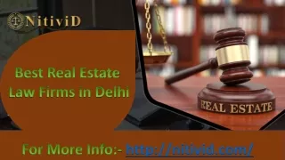 Best Real Estate Law Firms in Delhi NCR, India