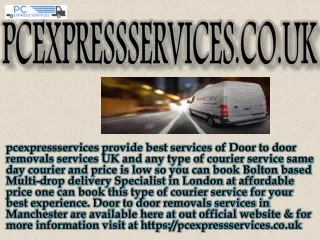 Courier Service in Manchester