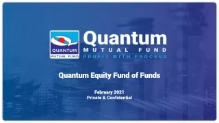 Equity investing simplified with Quantum Equity Fund of Fund (QEFOF)