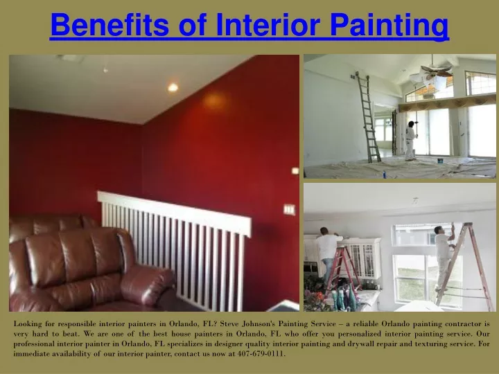 benefits of interior painting