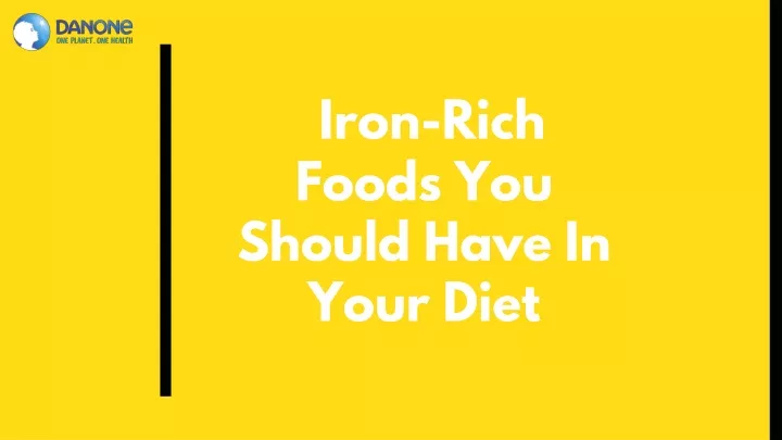 iron rich foods you should have in your diet