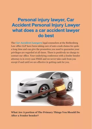 Top Car Accident Lawyers In Singapore