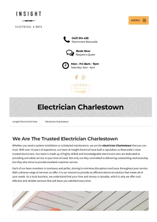 Electrician charlestown