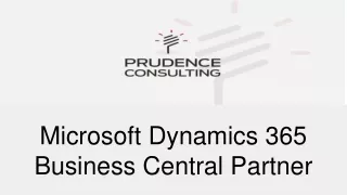 Microsoft Dynamic 365 Business Central Partner
