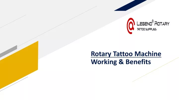 rotary tattoo machine working benefits