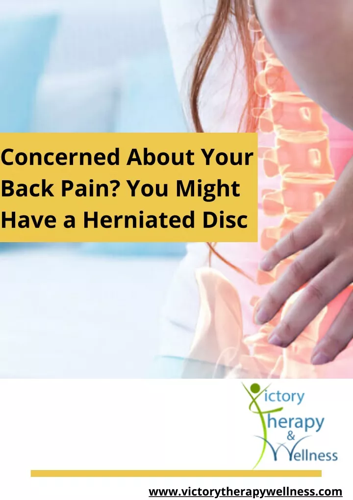 concerned about your back pain you might have