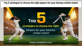 5 Reasons online Fantasy Cricket Game is Worth to Play