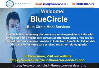Home Healthcare Service provider India-BlueCircle