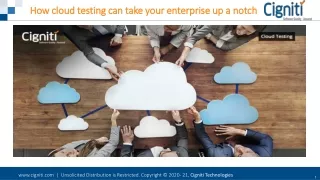 how cloud testing can take your enterprise
