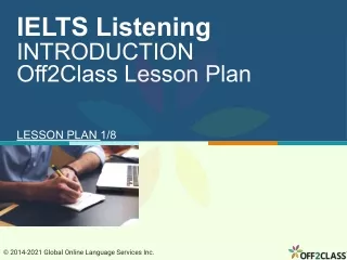 ielts listening introduction off2class lesson plan