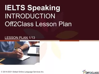 ielts speaking introduction off2class lesson plan