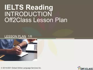 ielts reading introduction off2class lesson plan