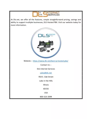 at dls net we offer all the features simple
