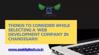 Zeal Digitech - Web Development Company in Chandigarh
