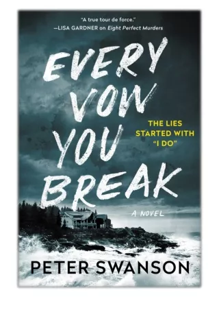 [PDF] Free Download Every Vow You Break By Peter Swanson