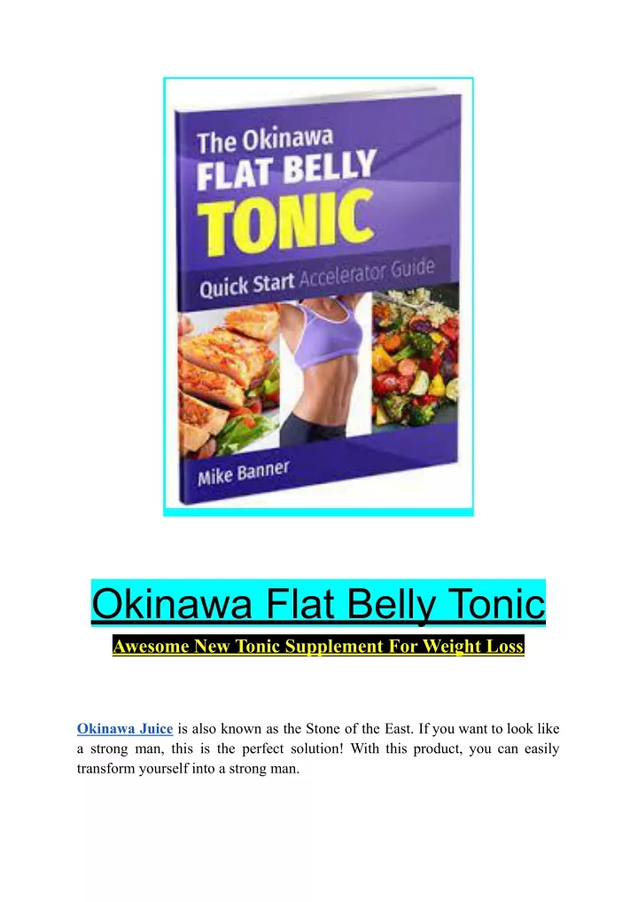 okinawa flat belly tonic awesome new tonic