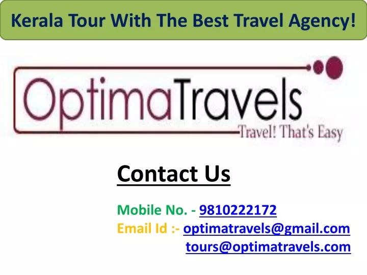 kerala tour with the best travel agency