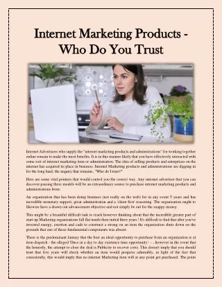 internet marketing products internet marketing