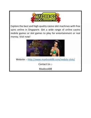 explore the best and high quality casino slot