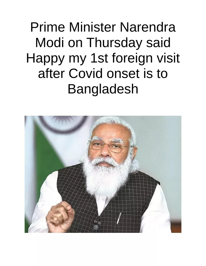 prime minister narendra modi on thursday said