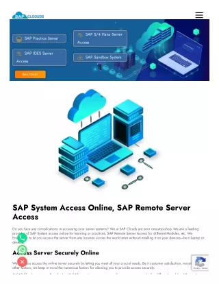 sap s 4 hana server