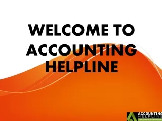 welcome to accounting helpline