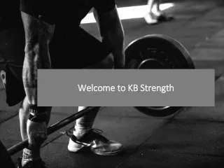 welcome to kb strength