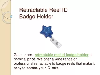 Badge Clip Retractable