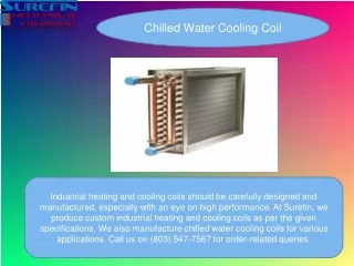 Chilled Water Cooling Coil