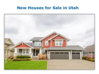 New Houses for Sale in Utah