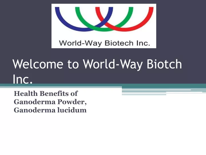 welcome to world way biotch inc