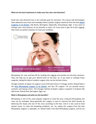 what are the best treatments to make your face