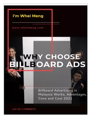 How Billboard Advertising in Malaysia Works, Advantages, Cons and Cost 2021