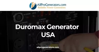 duromax generator usa