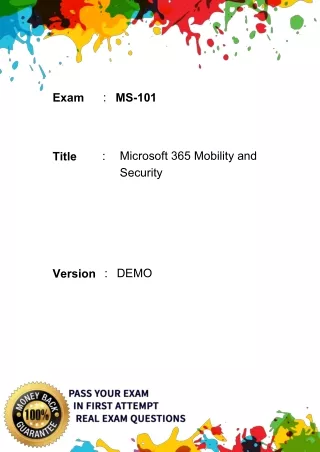 exam ms 101