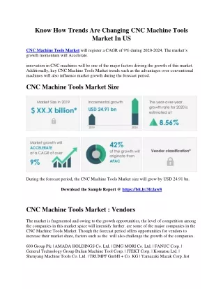 know how trends are changing cnc machine tools