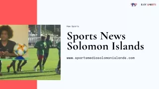 Solomon Islands Sports News