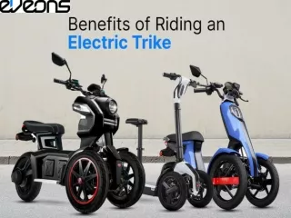 4 Reasons To Try an Electric Trike