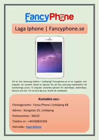 laga iphone fancyphone se