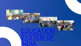 education system of india
