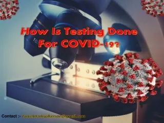 how is testing done for covid 19