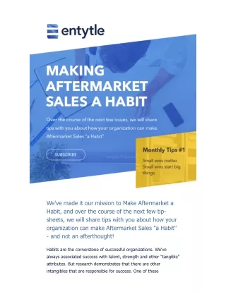 After Market Sales | Entytle