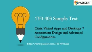 1y0 403 sample test 1y0 403 sample test